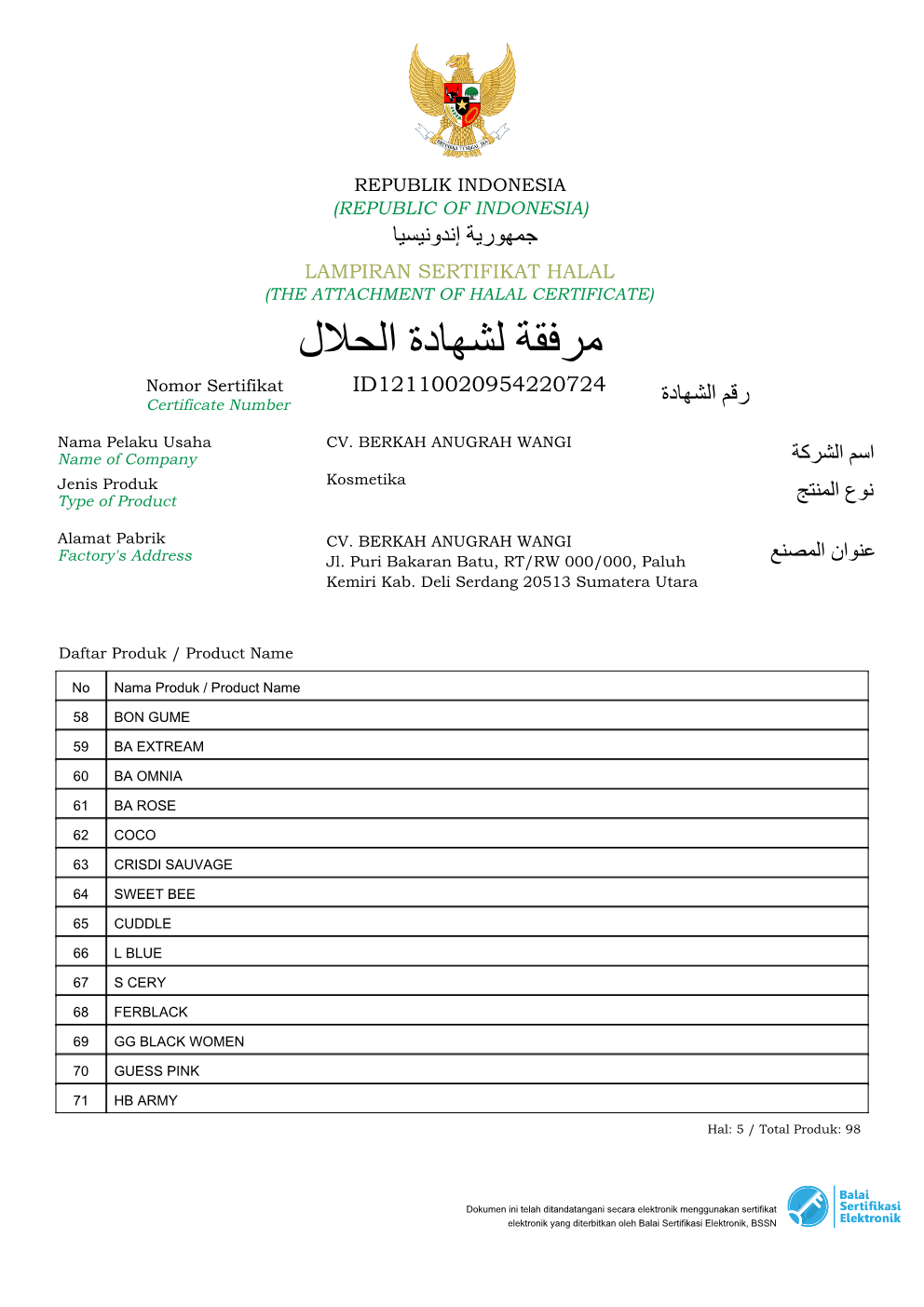 Sertifikat Halal 6