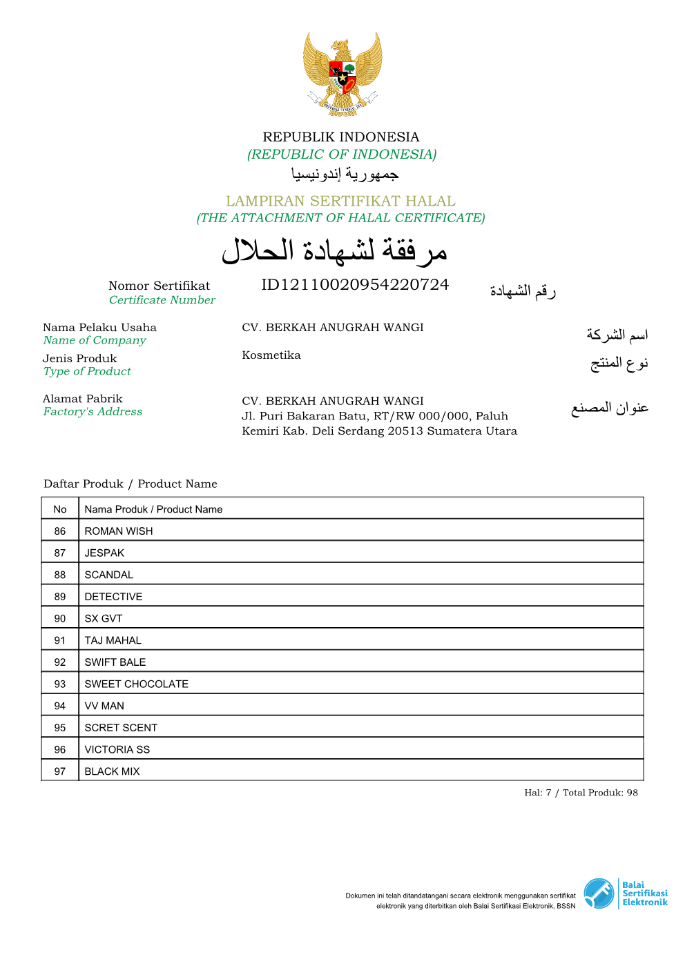 Sertifikat Halal 8